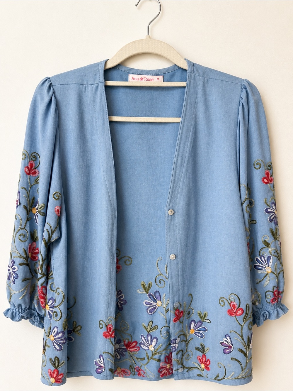 ⭐️3/$20 Ana & Rose Embroidered Cardigan | Women's Medium